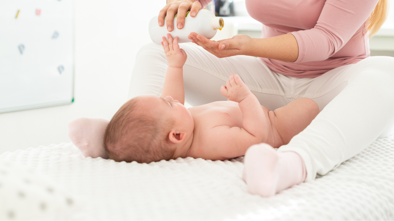 自宅でできる赤ちゃんの顔の湿疹ケア